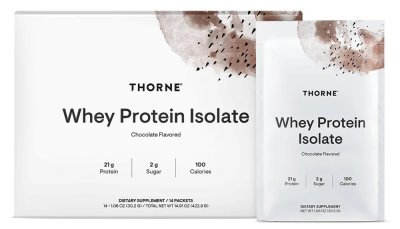Thorne Research Whey Protein Isolate Chocolate Travel Packs (NSF) 14st
