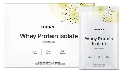 Thorne Research Whey Protein Isolate Vanilla Travel Packs (NSF) 14st