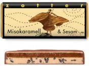 Zotter Hand-scooped Miso Caramel and Sesame 70g