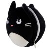 Relaxeazzz Feline Fine Katt Rund Resekudde & Ögonmask