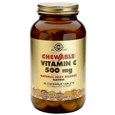 Solgar Chewable Vitamin C 500 mg Orange 90 tabletter