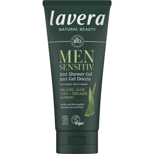 LAVERA Men Sensitiv 3in1 Shower Gel 200ml