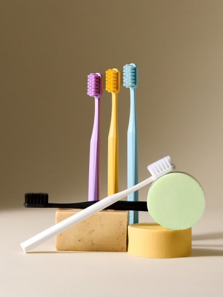 Humble Tandborste Plantbased 7k Bristles Mjuk Mix Färg
