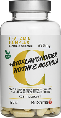 BioSalma C-vitamin & Bioflavonoider 120 tabletter