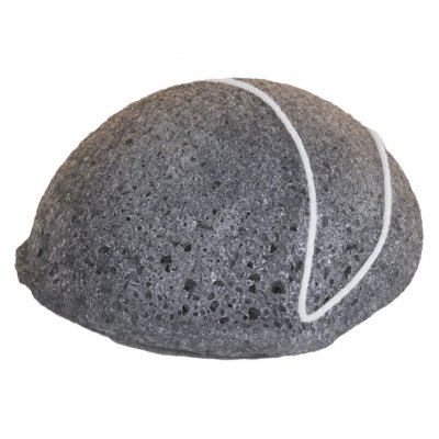 HappySoaps 100% naturlig konjaksvamp svart