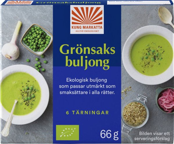 Kung Markatta Grönsaksbuljong Eko 6 st