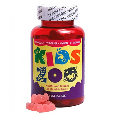 KidsZoo Propolis + C-vitamin 60 st
