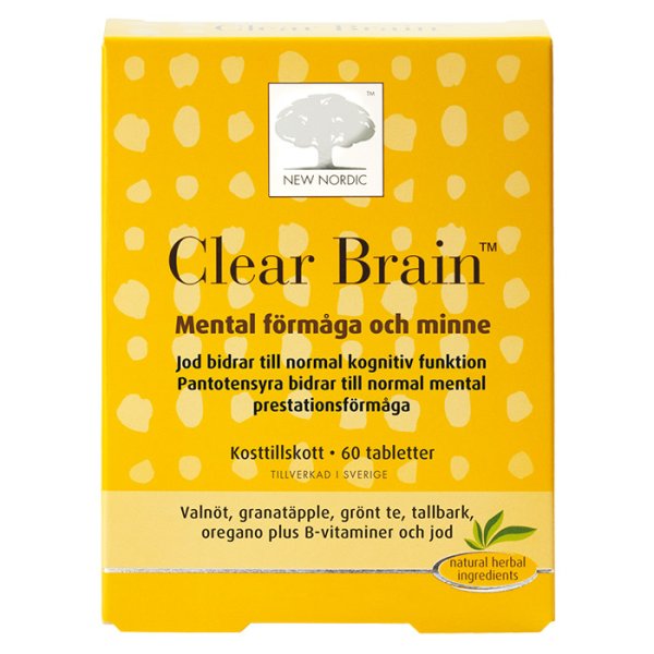 New Nordic Clear Brain 60 tabletter