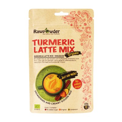 Rawpowder Turmeric Latte Mix Eko 100g