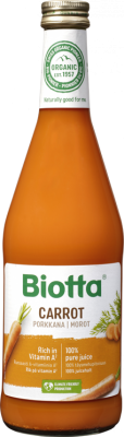 Biotta Morotsjuice Eko 0,5 Liter