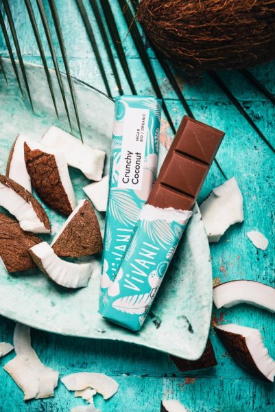 Vivani Ljus Choklad Kokoscrunch Eko 35g