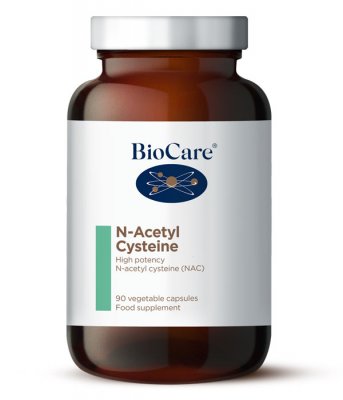 BioCare N-Acetyl Cysteine 90 kapslar (kort datum)