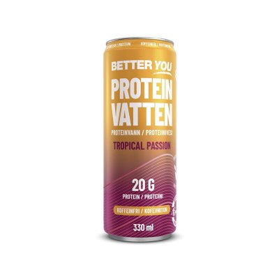 Better You Proteinvatten Tropical Passion Koffeinfri 330ml