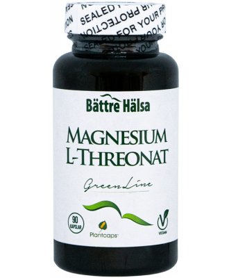 Bättre Hälsa Magnesium L-Threonat 90kapslar