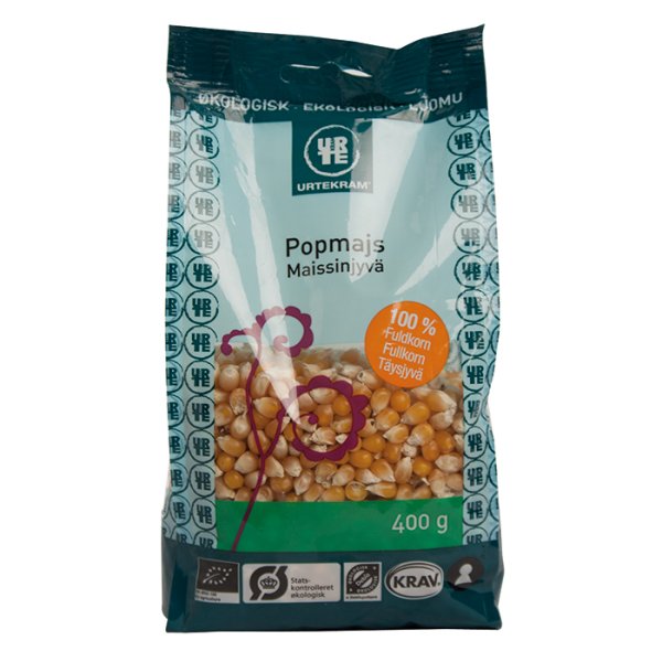 Urtekram Popcorn Popmajs EKO 400 g