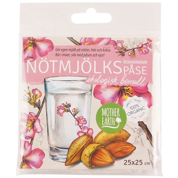Mother Earth Nötmjölkspåse Eko Bomull