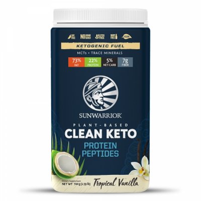 Sunwarrior Clean Keto Protein Vanilj 720 g