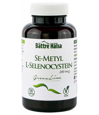 Bättre Hälsa Se-Metyl L-Selenocystein 120 kapslar