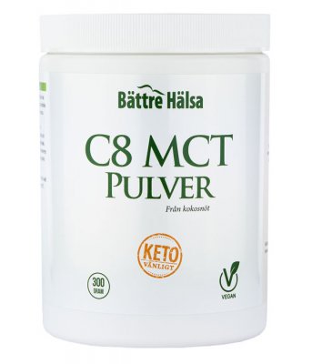 Bättre Hälsa C8 MCT Pulver 300 g