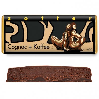 Zotter Pralinkaka Cognac + Coffee 70g EKO