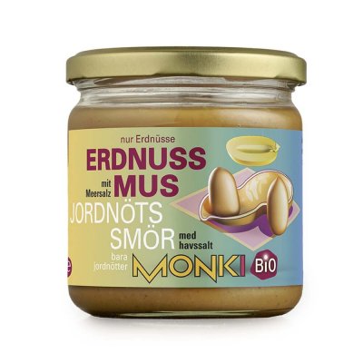 Monki Jordnötssmör Eko 330g