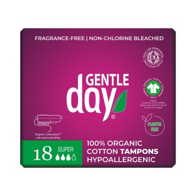 Gentle Day Tamponger bomull super 18 st