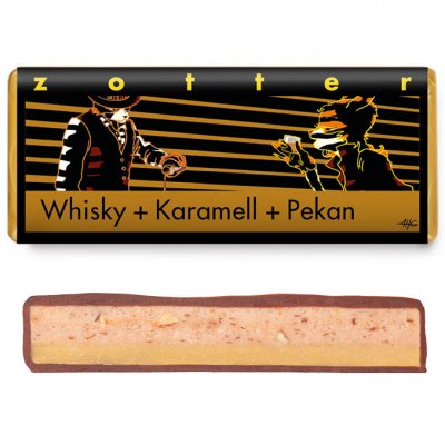 Zotter Whisky + Caramel + Pecan 70 g