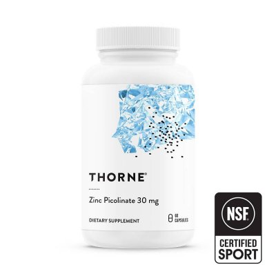 Thorne Research Zinc Picolinate 30 mg 60 kapslar (NSF)