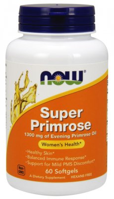 NOW Foods Super Primrose 1300 mg 120 Softgels