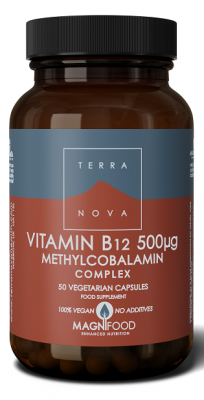 Terranova B12-vitamin 500ug Complex 50 kapslar