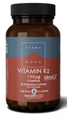 Terranova Vitamin K2 (MenaQ7®) 100µg Complex 50 kapslar