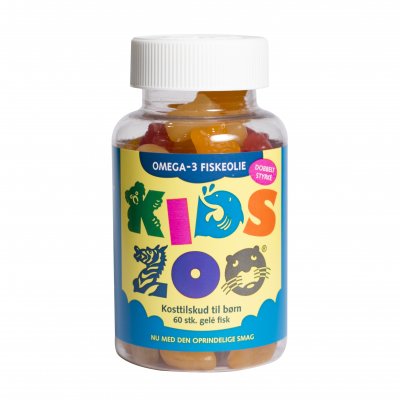KidsZoo Omega-3 Fiskolja 60st tuggisar