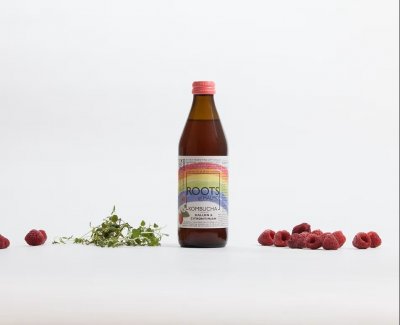 Roots Kombucha HALLON & CITRONTIMJAN 330 ml