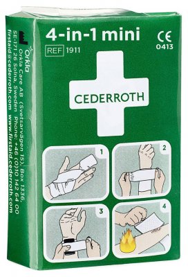 CEDERROTH FÖRSTA HJÄLPEN 4-IN-1 MINI