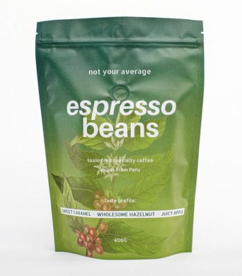 Not your average coffee Peru Espresso Beans 400 g