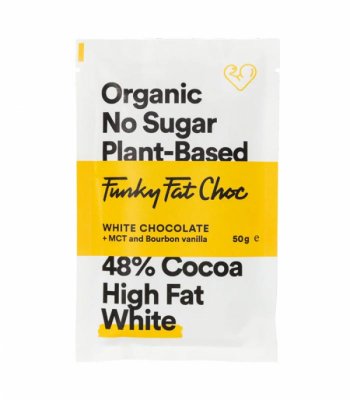 Funky Fat Foods Vit Choklad 50g EKO