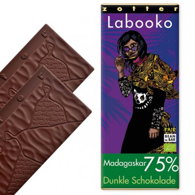 Zotter Labooko 75% Madagascar 2 x 35 g EKO