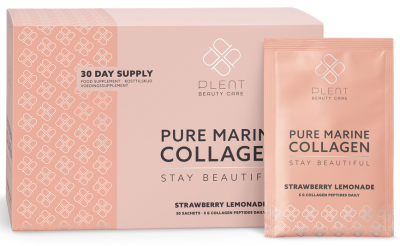 Plent Collagen Strawberry Lemonade 30 portionspåsar