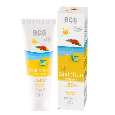 Eco Cosmetics Sollotion SPF 50 Oliv & Havtorn 125 ml