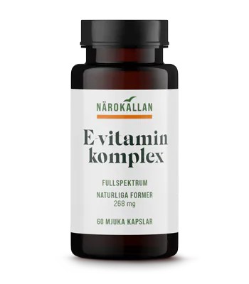 Närokällan E-vitaminkomplex 268 mg 400IE 60 kapslar