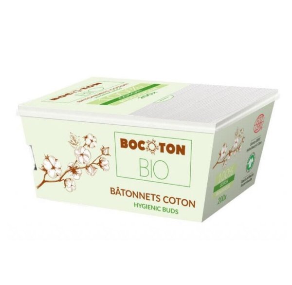 Bocoton Bomullstops Eko/Fairtrade 200 st