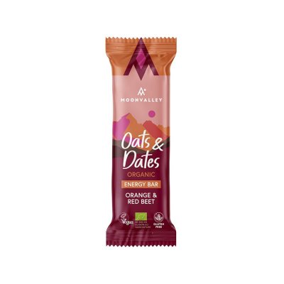 Moonvalley Oats & Dates Bar Orange & Red Beets EKO 50 g