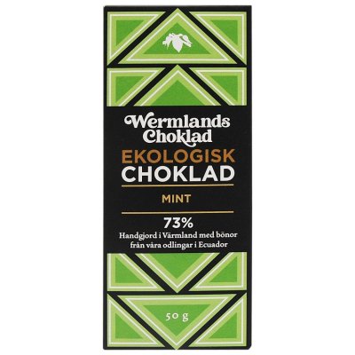 WermlandsChoklad Mint 73% 50 g EKO