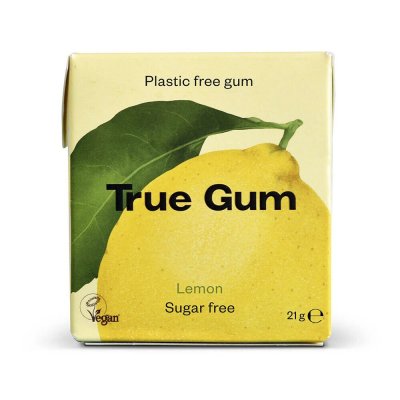 True Gum Tuggummi Lemon 21g