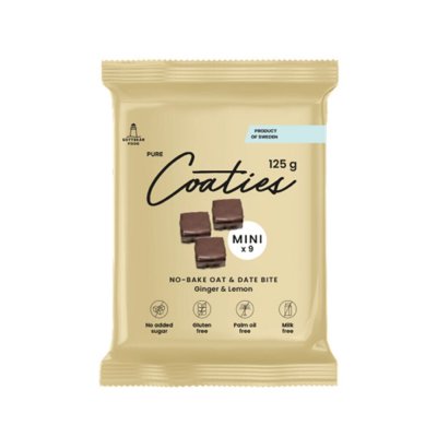 Pure Coaties Mini Ginger & Lemon 125g