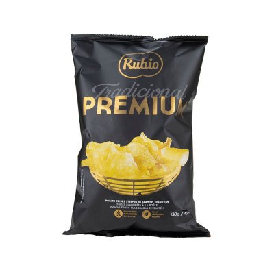 Rubio Premium Traditional potatischips 130g