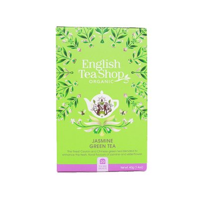 English Tea Shop Te Grönt Jasmin 20 påsar