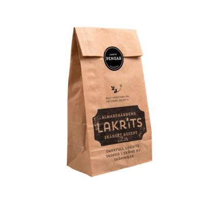 Almaregården Lakritspengar Glutenfri vegan 150g