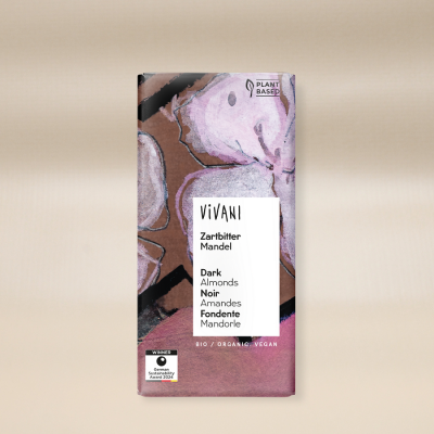 Vivani Mörk Choklad Mandel Eko 100g