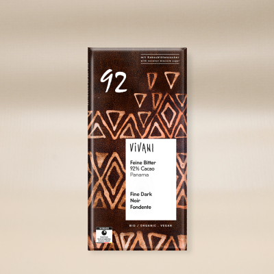 Vivani Mörk Choklad 92% Eko 80g